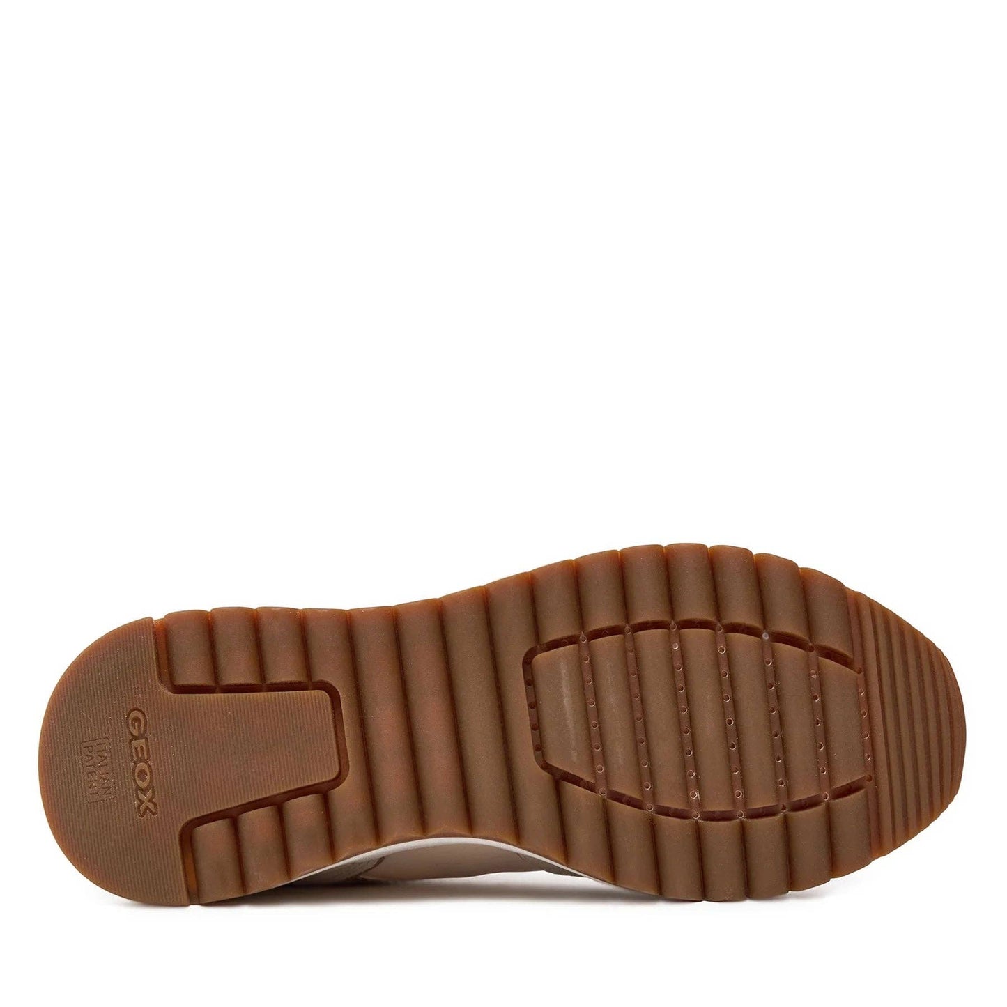 Baskets pour femmes Cromos Geox, couleur sable clair, modèle B en daim et nylon, référence D4500B 022FU C5322