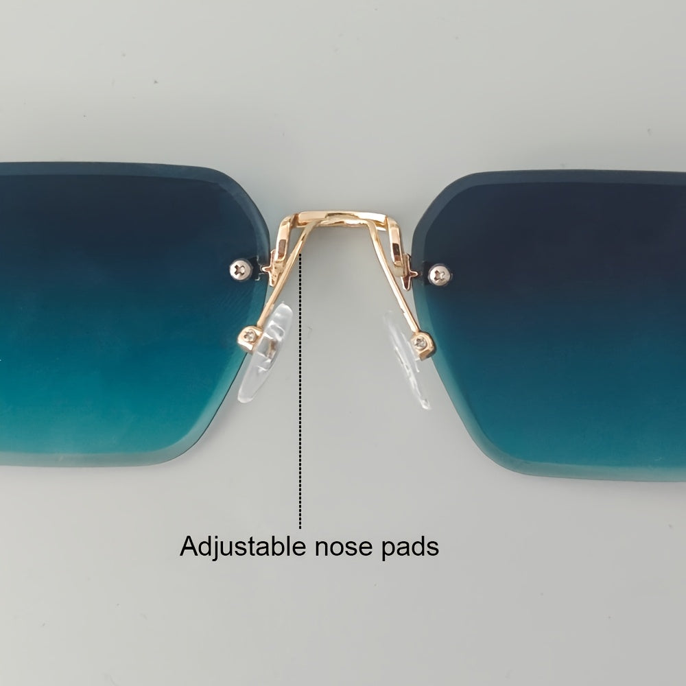 Cromos | Lunettes Carrées Sans Monture Homme Élégantes