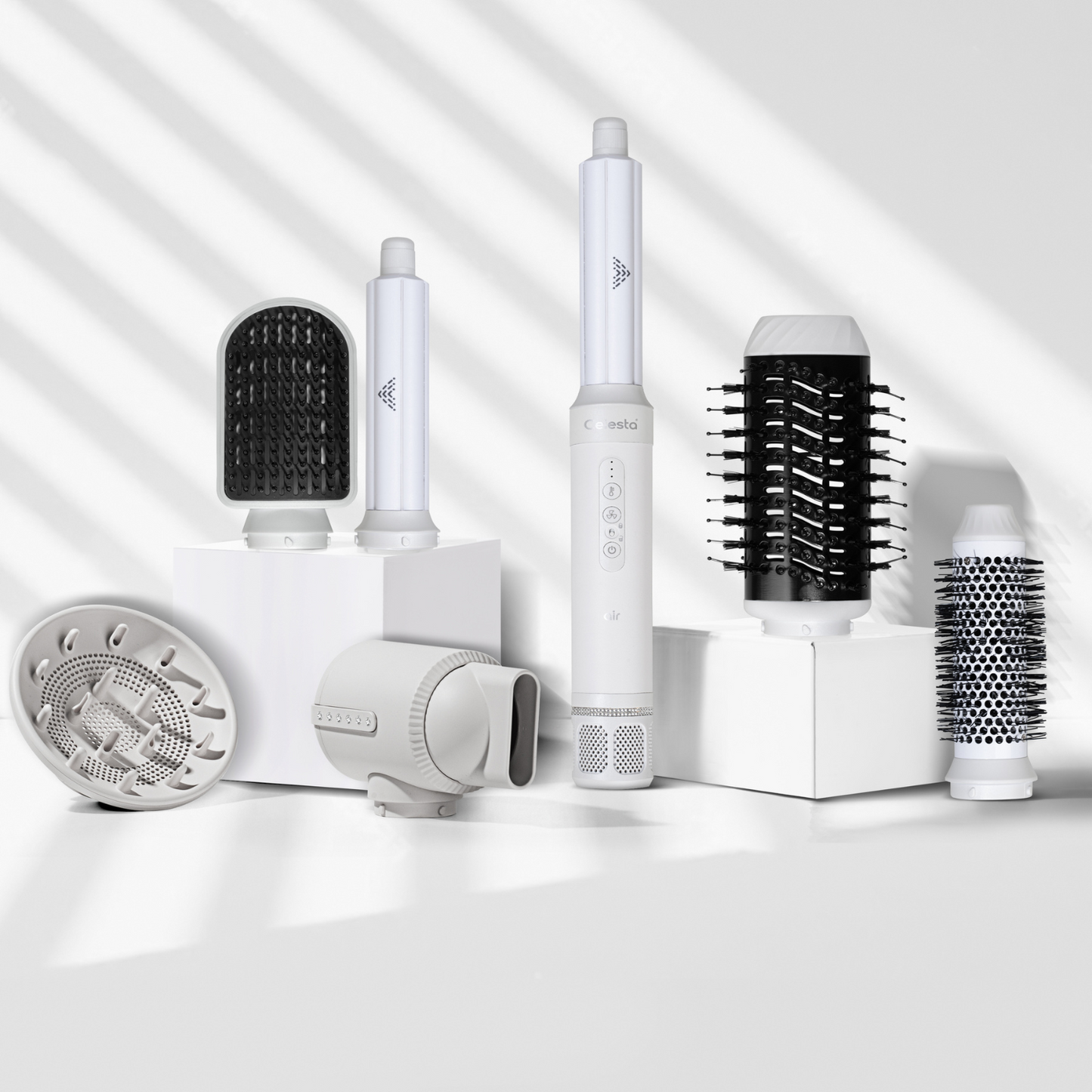 Cromos | Sèche-Cheveux AirStyler 8-en-1 Blanc – Celesta
