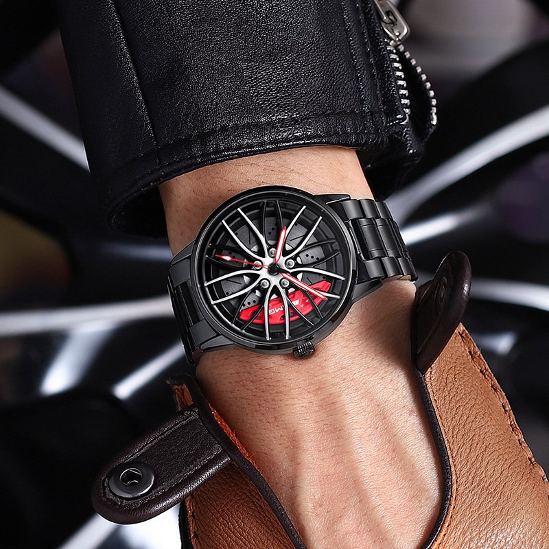 Cromos | Montre-bracelet homme RaceVision – design voiture de course élégant, montre sportive au style luxe moderne