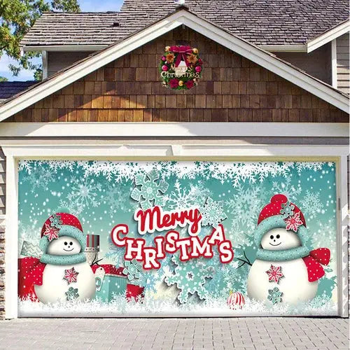 Cromos | Magie de Porte de Garage Festive Édition Noël – Décoration Murale et Extérieure Festive pour Ambiance de Fêtes