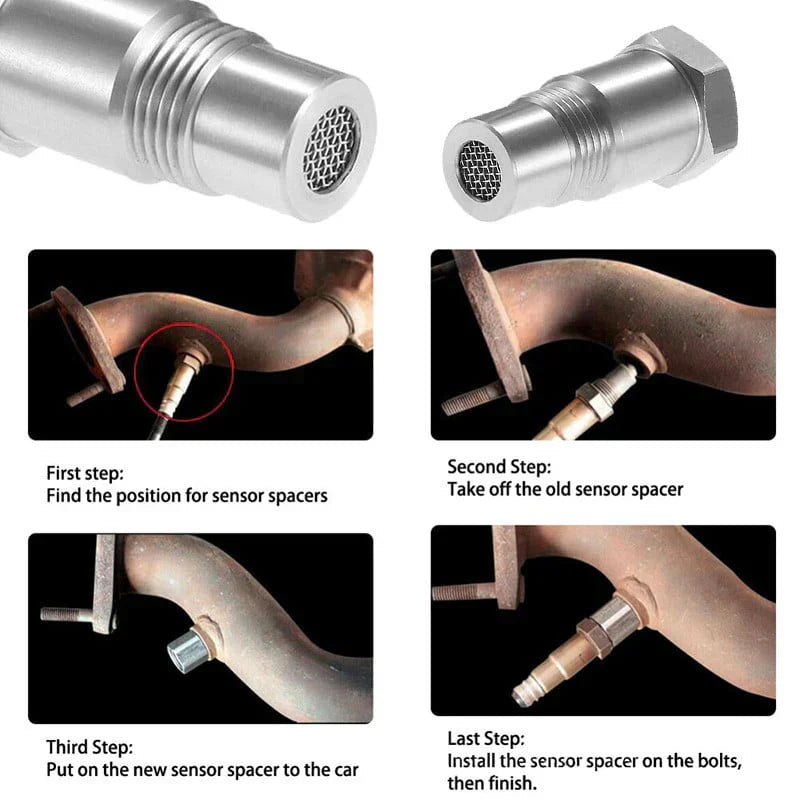 Cromos | Adaptateur Sonde O2 (Oxygen) M18x1.5 – Suppression Voyant Moteur CEL Fix