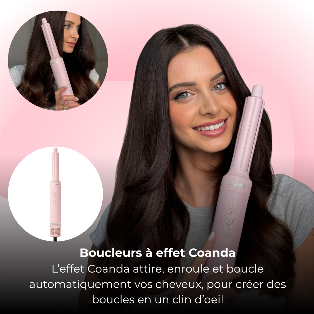 Cromos | Sèche-Cheveux AirStyler 8-en-1 Rose – Celesta