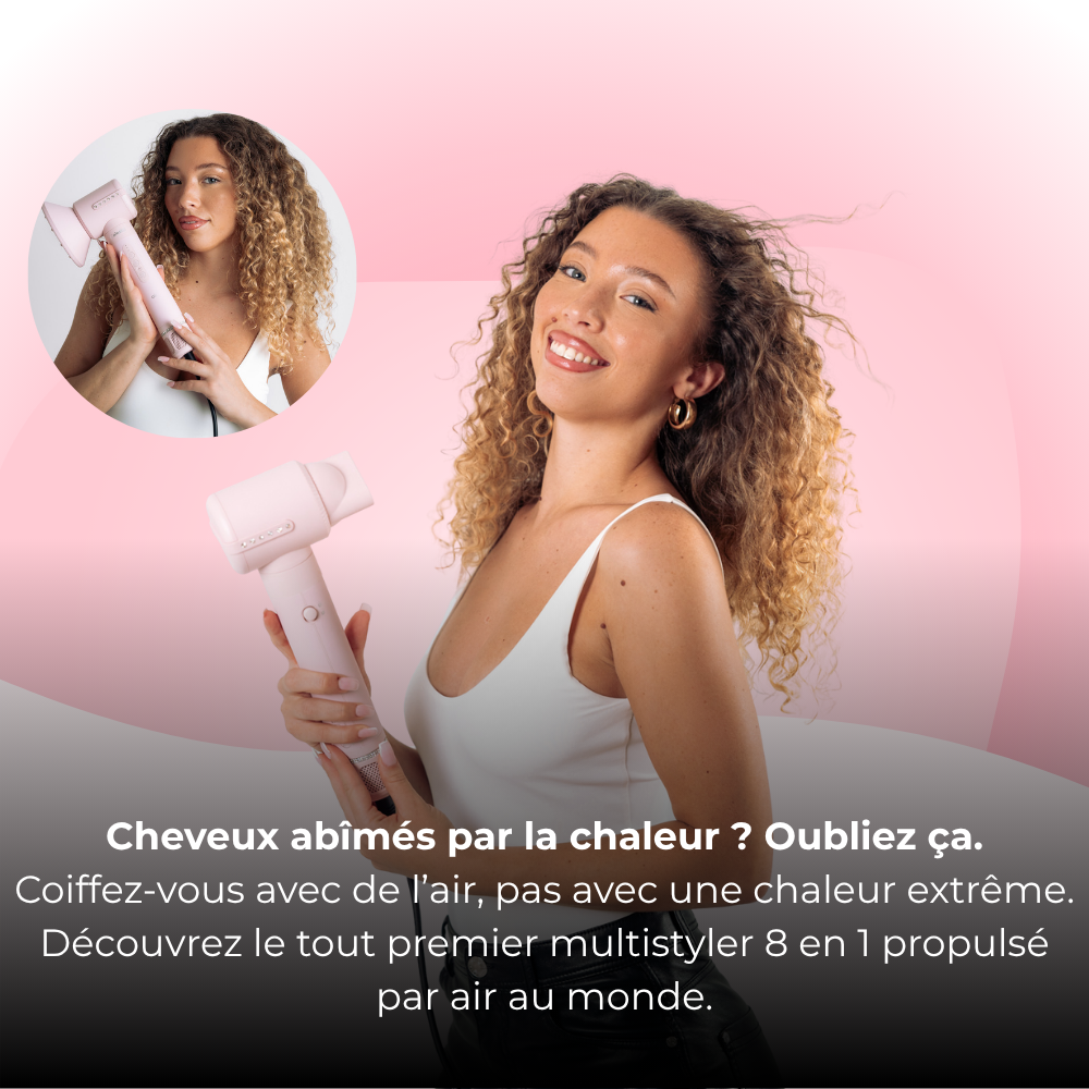 Cromos | Sèche-Cheveux AirStyler 8-en-1 Rose – Celesta