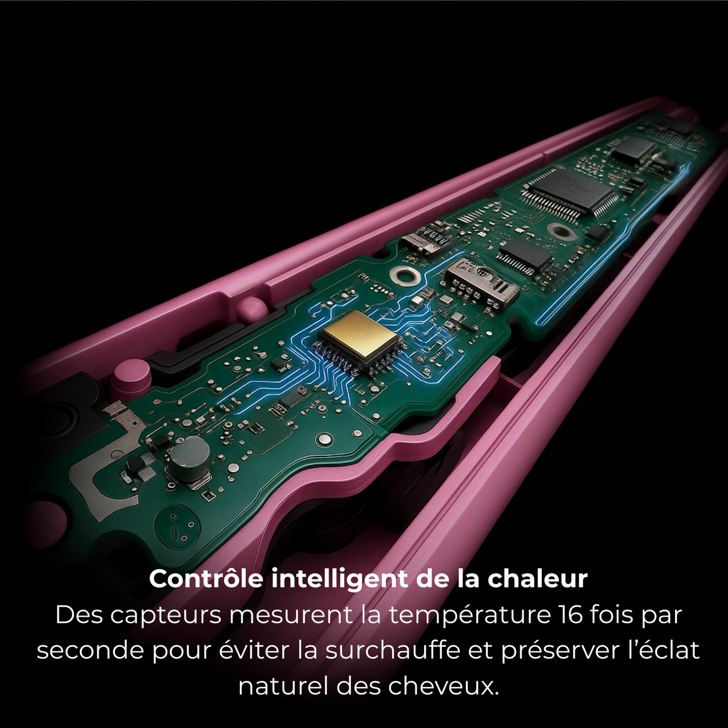 Cromos | Lisseur Séchant 2-en-1 Rose – AirLiss Celesta