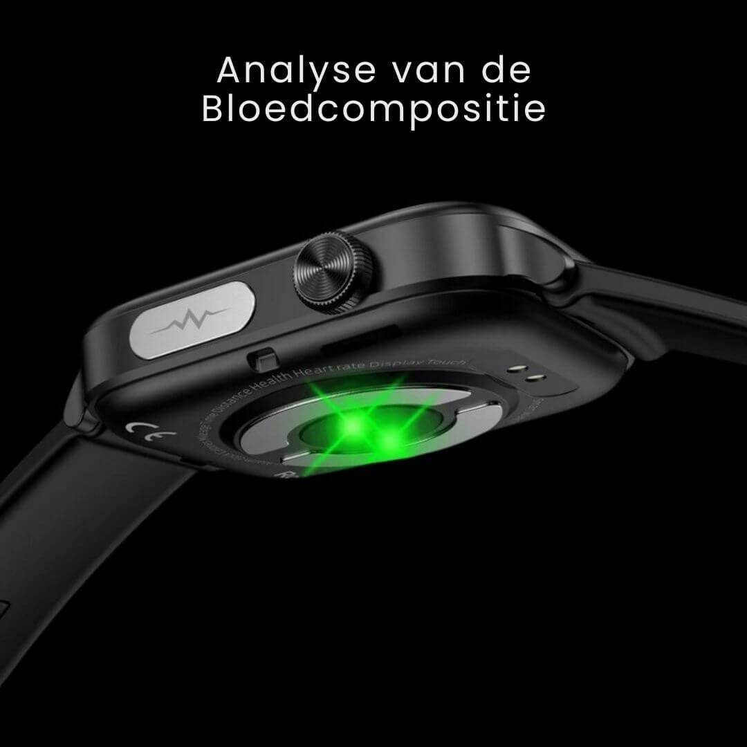 Cromos | Montre Connectée Santé GlucoCare SOS avec Détection de Chute