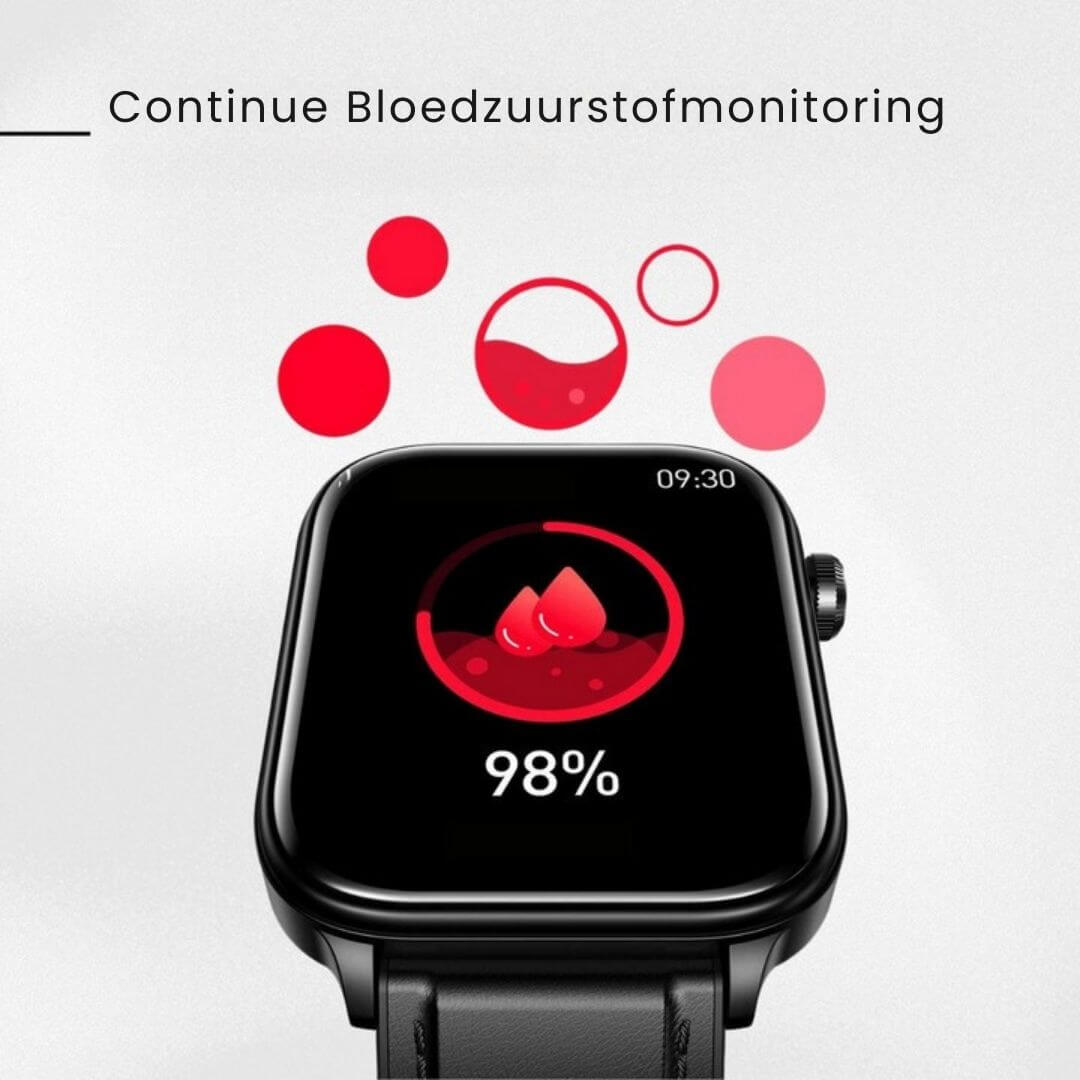 Cromos | Montre Connectée Santé GlucoCare SOS avec Détection de Chute