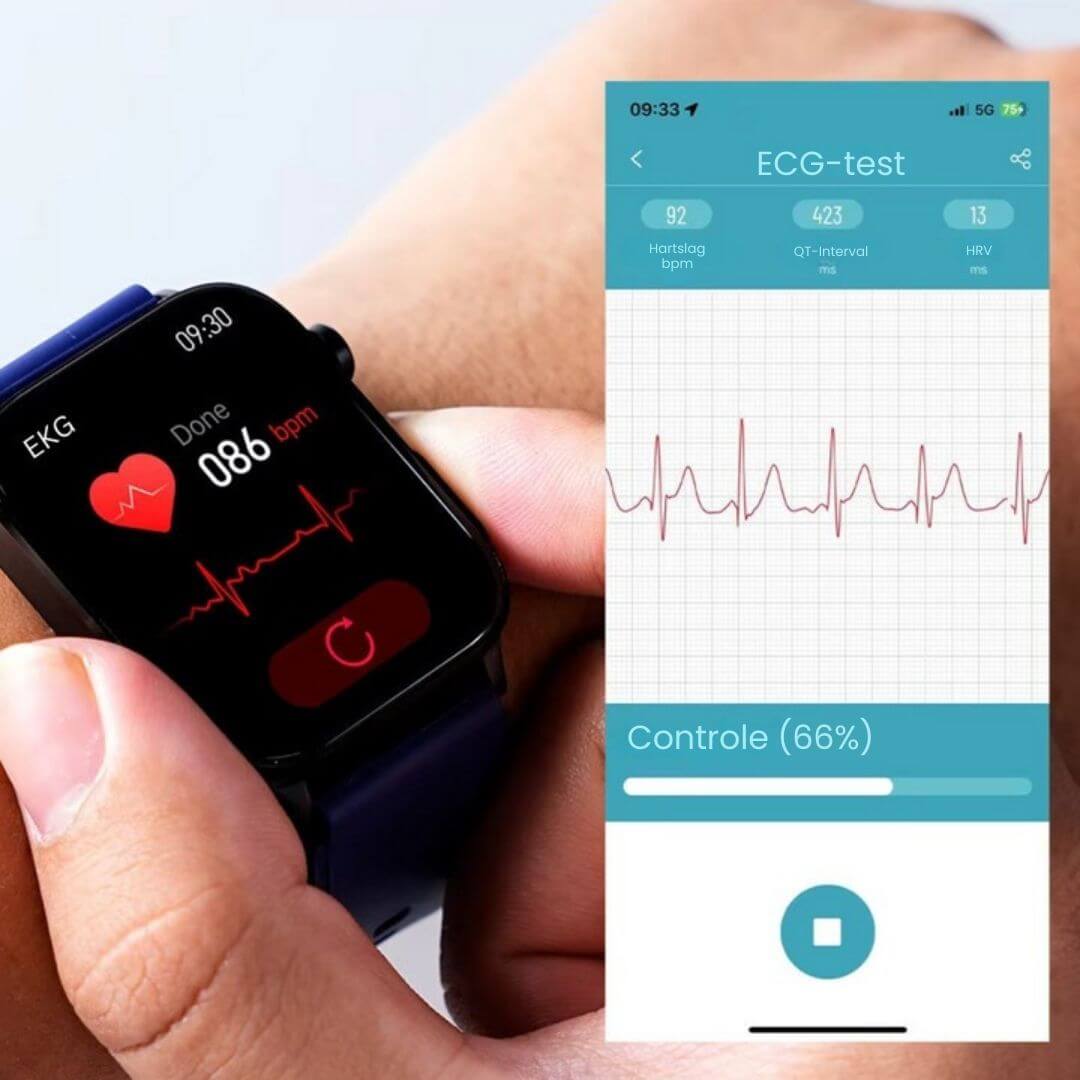 Cromos | Montre Connectée Santé GlucoCare SOS avec Détection de Chute