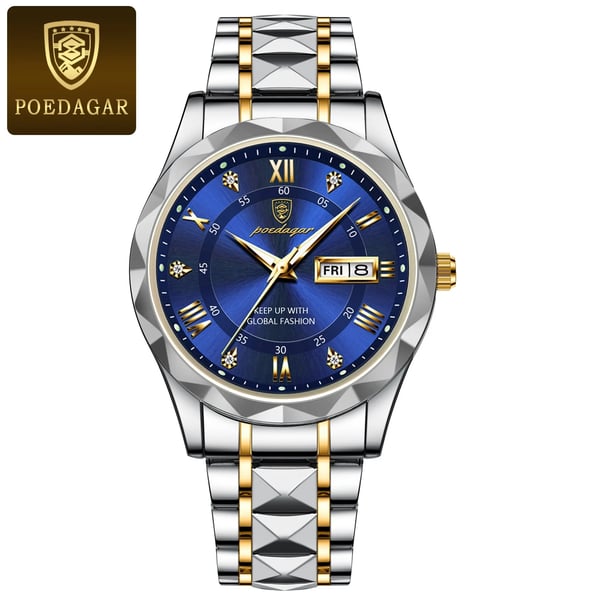 Cromos | Montre Homme Luxe Étanche avec Fonction Lumineuse