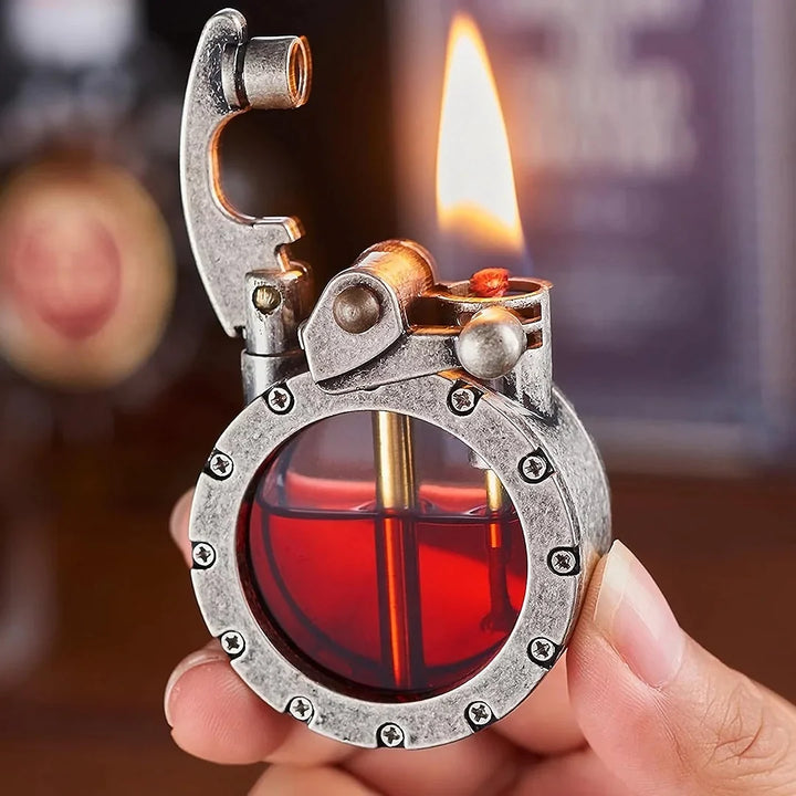 Cromos | Briquet Ancien Transparent à Pierre – FlintAura