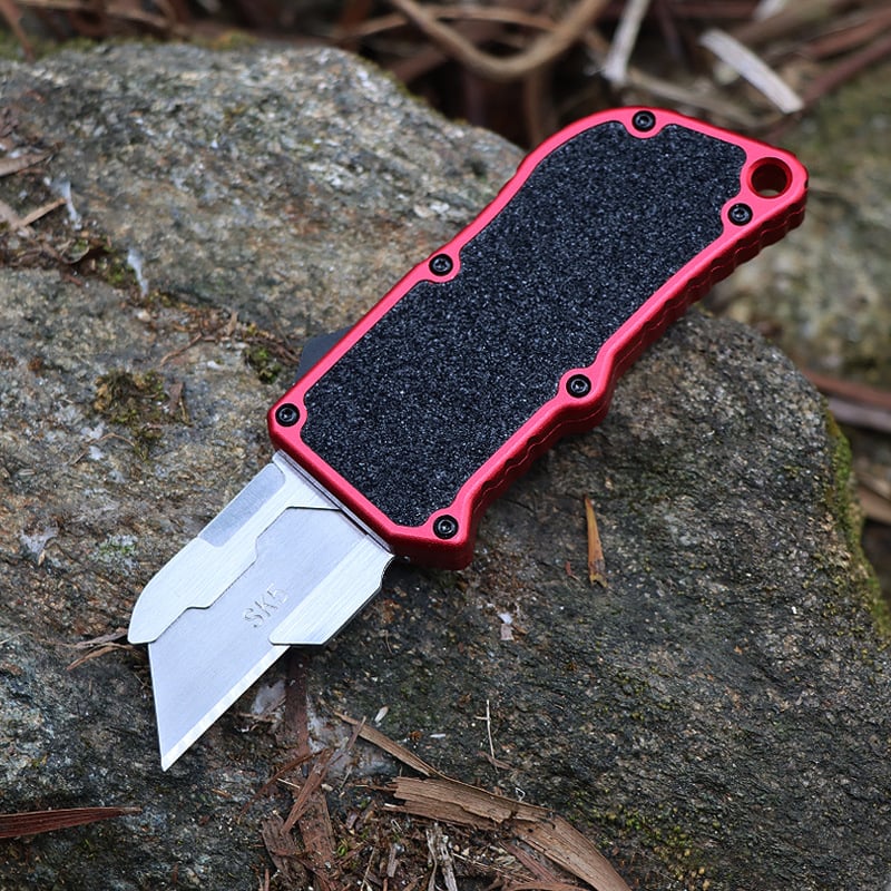 Cromos | AeroBlade Couteau Utilitaire de Précision en Aluminium Haute Performance – Cutter Professionnel Robuste et Ergonomique Polyvalent