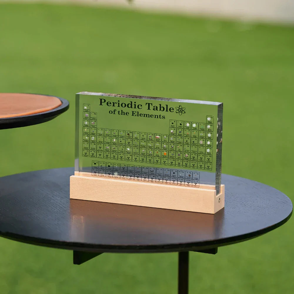 Cromos | Tableau périodique lumineux Elementa avec éléments réels – décoration scientifique LED éducative