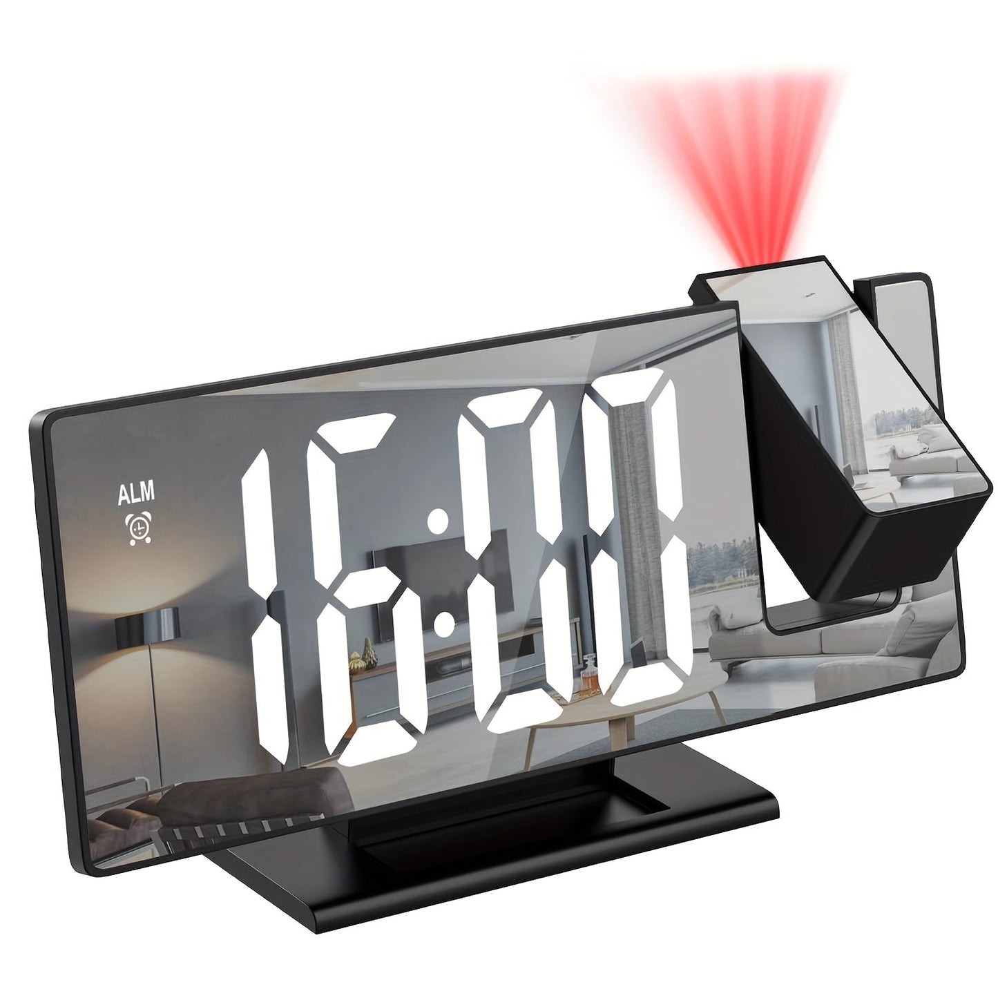 Cromos | Réveil LED avec Projection 180° & Fonction Snooze