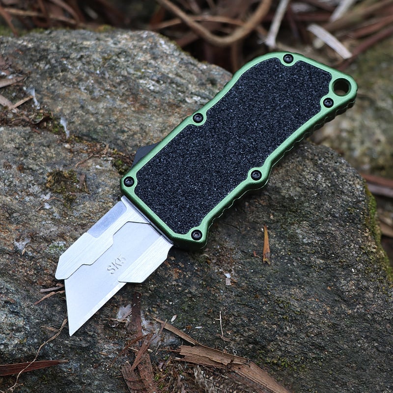 Cromos | AeroBlade Couteau Utilitaire de Précision en Aluminium Haute Performance – Cutter Professionnel Robuste et Ergonomique Polyvalent