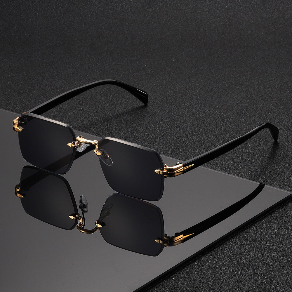 Cromos | Lunettes Carrées Sans Monture Homme Élégantes
