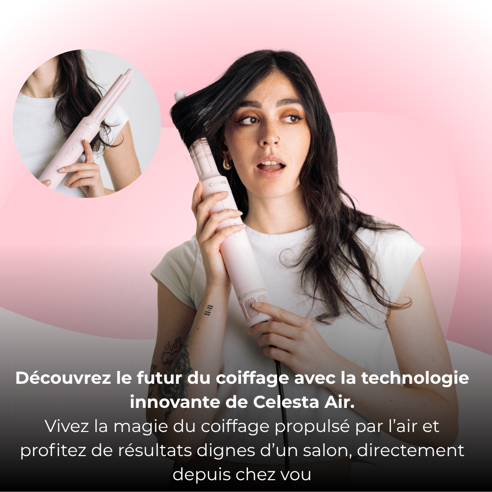 Cromos | Sèche-Cheveux AirStyler 8-en-1 Rose – Celesta