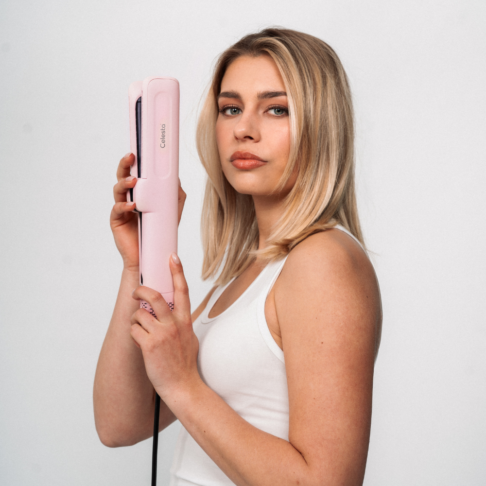 Cromos | Lisseur Séchant 2-en-1 Rose – AirLiss Celesta