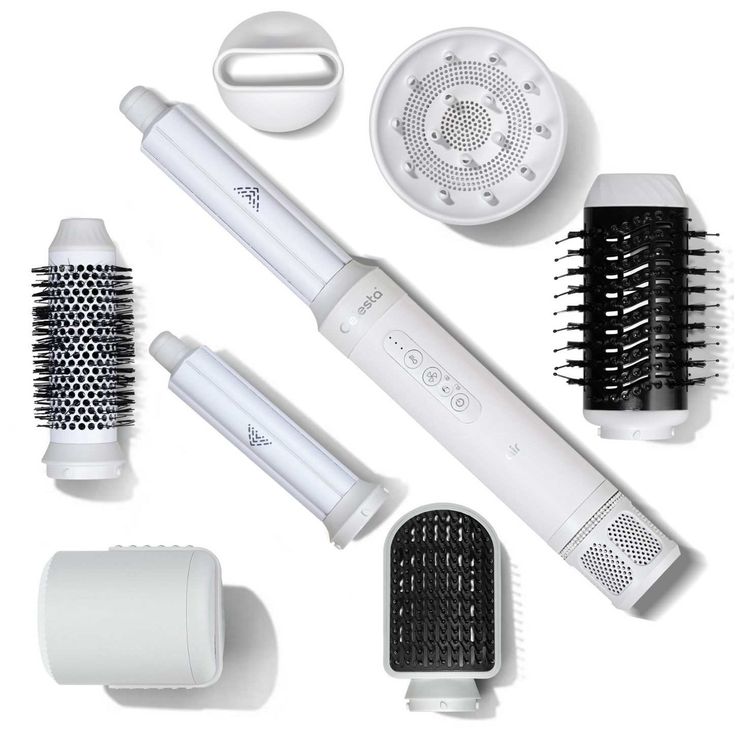 Cromos | Sèche-Cheveux AirStyler 8-en-1 Blanc – Celesta
