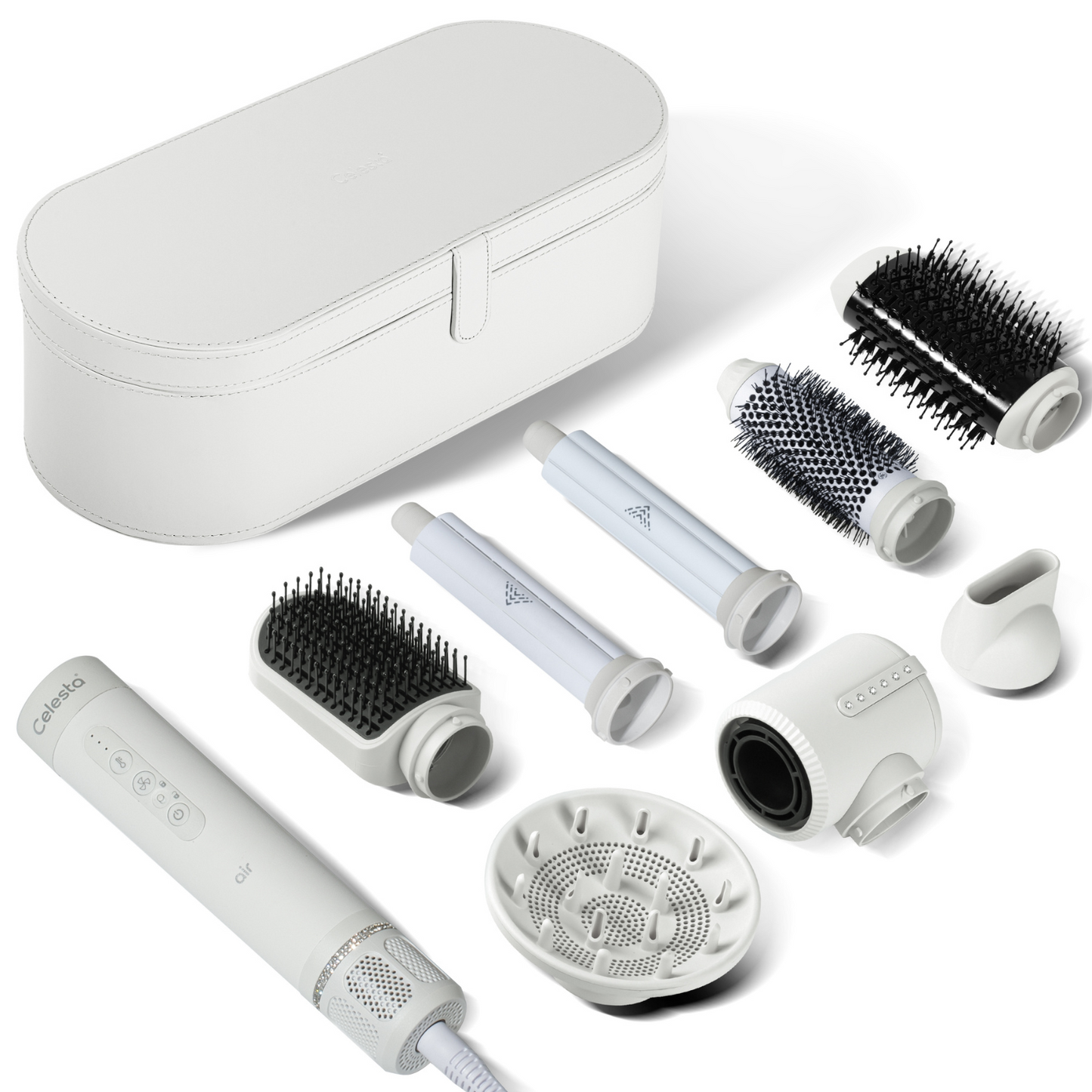 Cromos | Sèche-Cheveux AirStyler 8-en-1 Blanc – Celesta