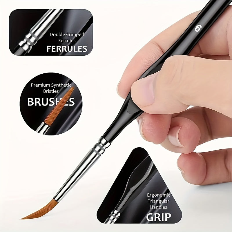Cromos | Pinceau de Détail Précis pour Art & Peinture Fine