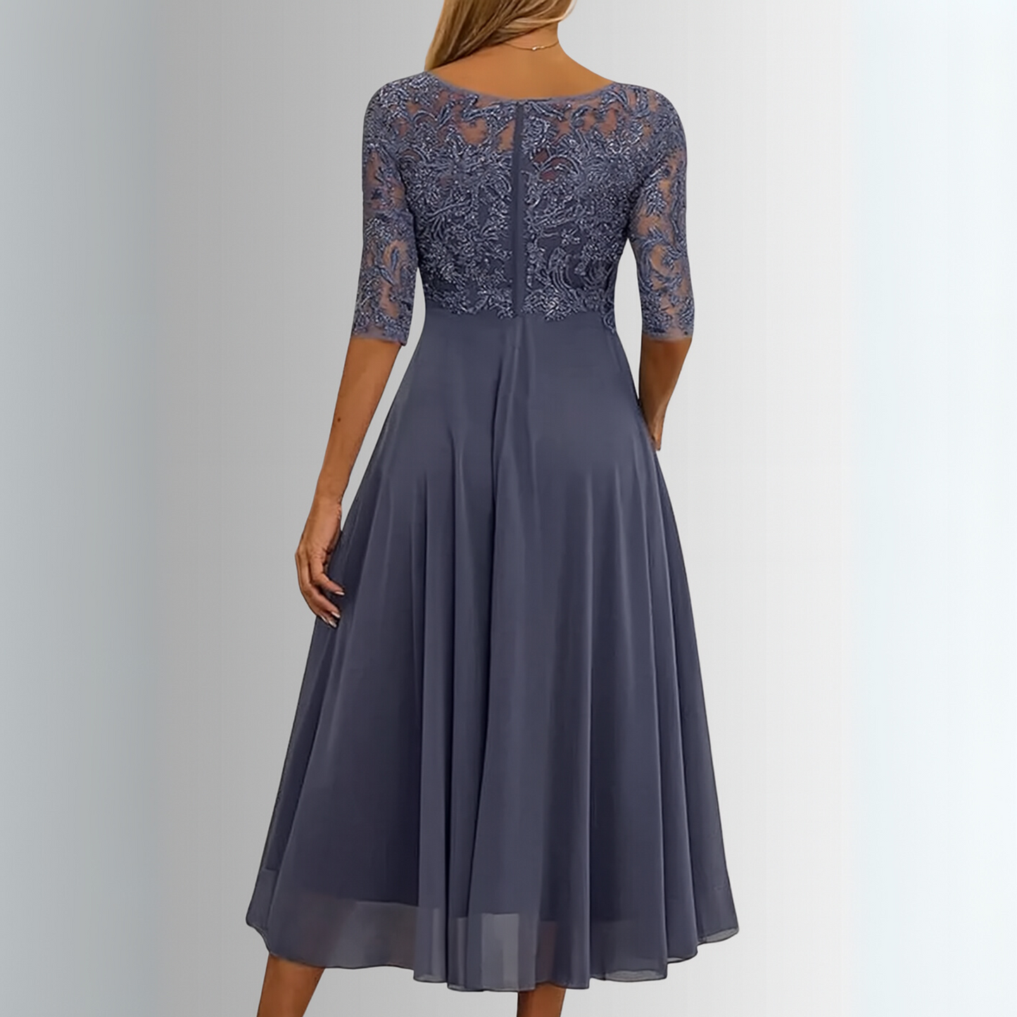 Cromos | Rhonda Robe en Dentelle Élégante Femme – Robe Chic et Raffinée pour Soirées & Occasions Spéciales