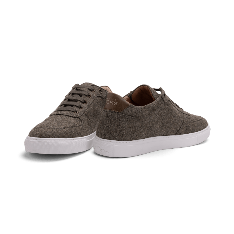 Baskets Cromos MOD.2 laine / kaki