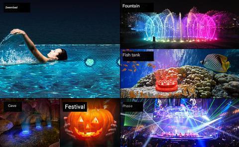 Cromos | Lampe LED Sous-Marine Étanche avec Télécommande – GlowRipple