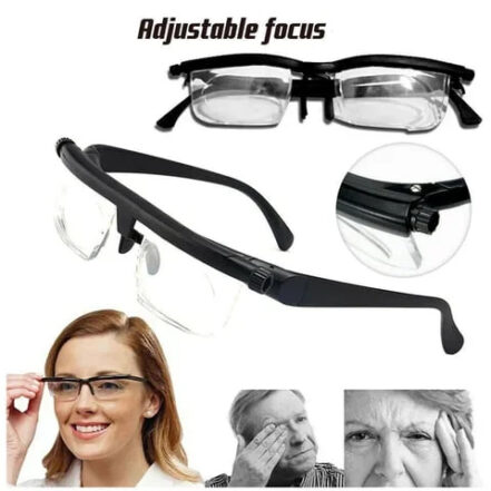 Cromos | Lunettes réglables VisiFlex – vision de près et de loin correction ajustable multifocale pratique moderne