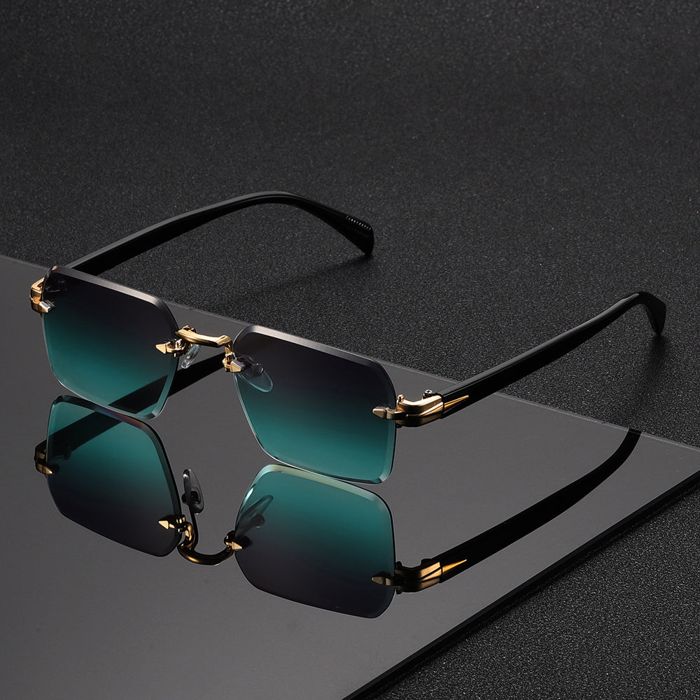 Cromos | Lunettes Carrées Sans Monture Homme Élégantes