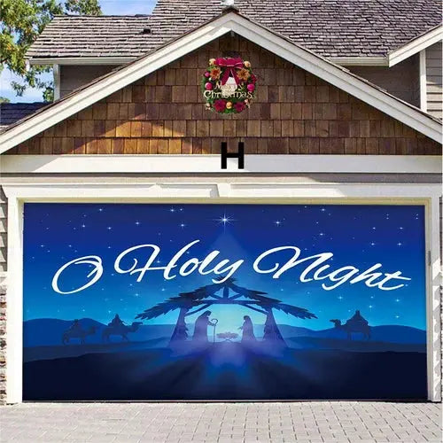 Cromos | Magie de Porte de Garage Festive Édition Noël – Décoration Murale et Extérieure Festive pour Ambiance de Fêtes