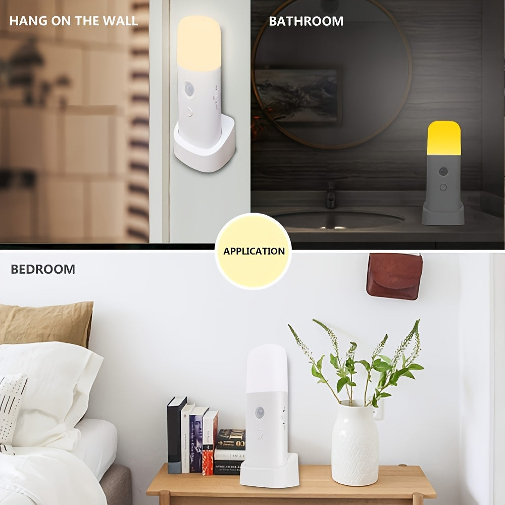 Cromos | Lampe de Nuit LED à Capteur de Mouvement Rechargeable USB & Réglable