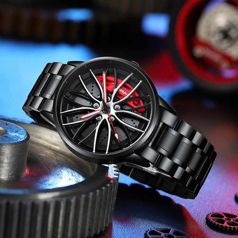 Cromos | Montre-bracelet homme RaceVision – design voiture de course élégant, montre sportive au style luxe moderne
