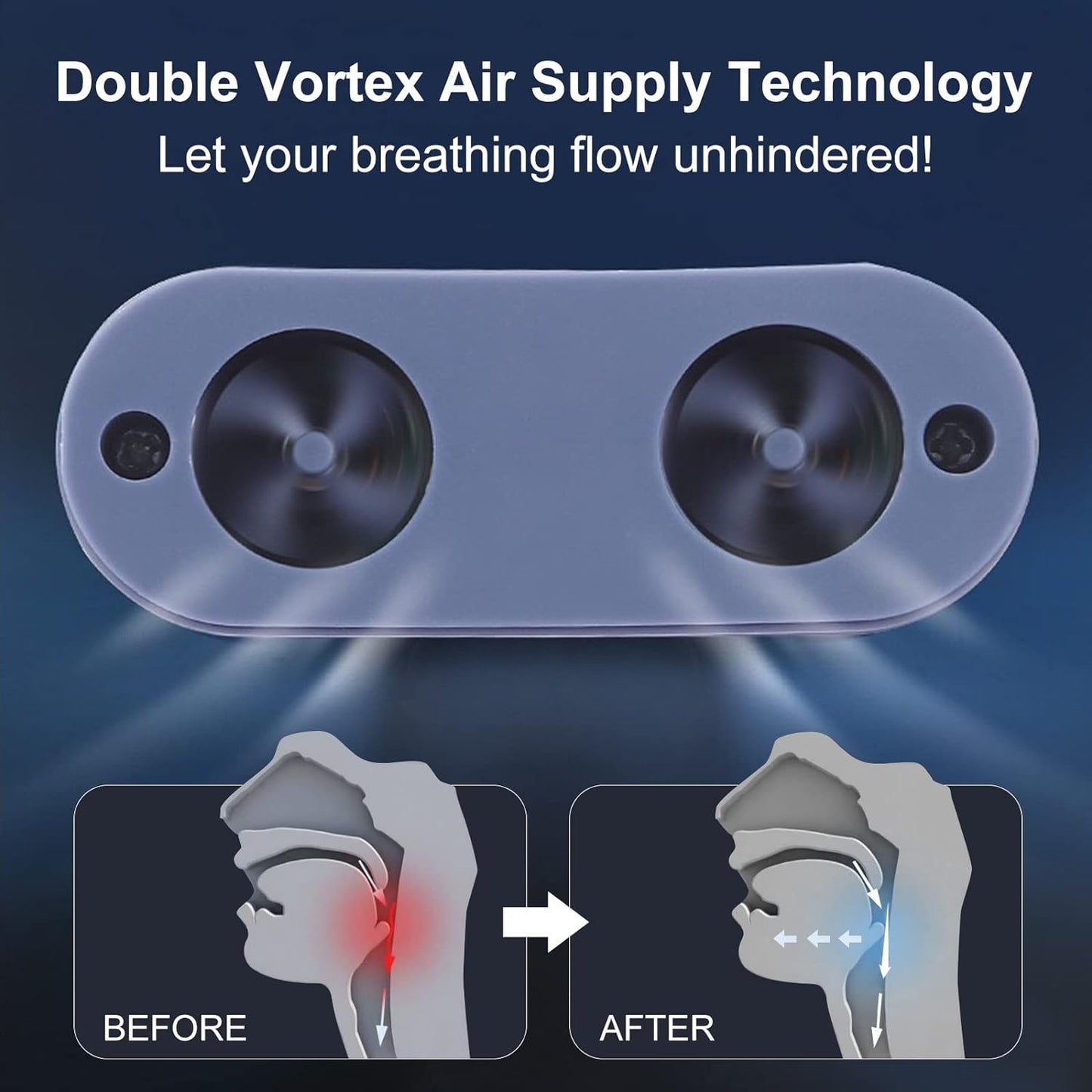 Cromos | Appareil Micro CPAP Anti-Ronflement Compact