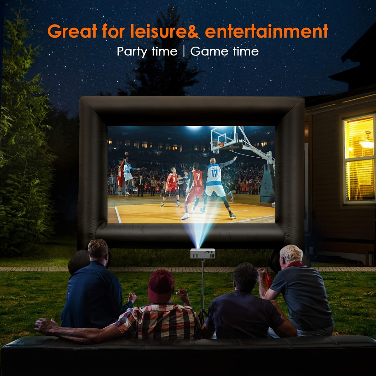 Cromos | Mini Projecteur Portable 3000 Lumens HD – Home Cinema