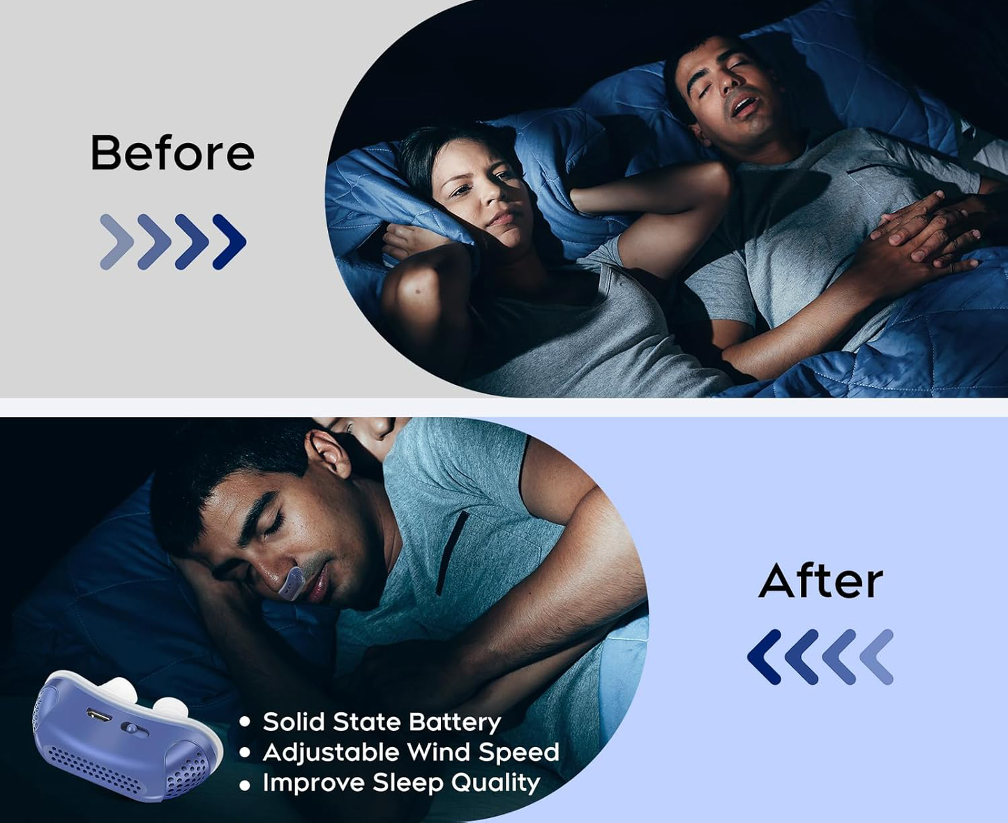 Cromos | Micro CPAP Portable Anti-Ronflement & Apnée du Sommeil