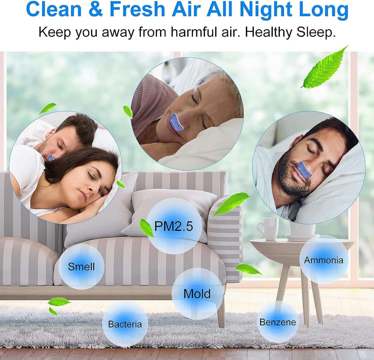 Cromos | Appareil Micro CPAP Anti-Ronflement Compact