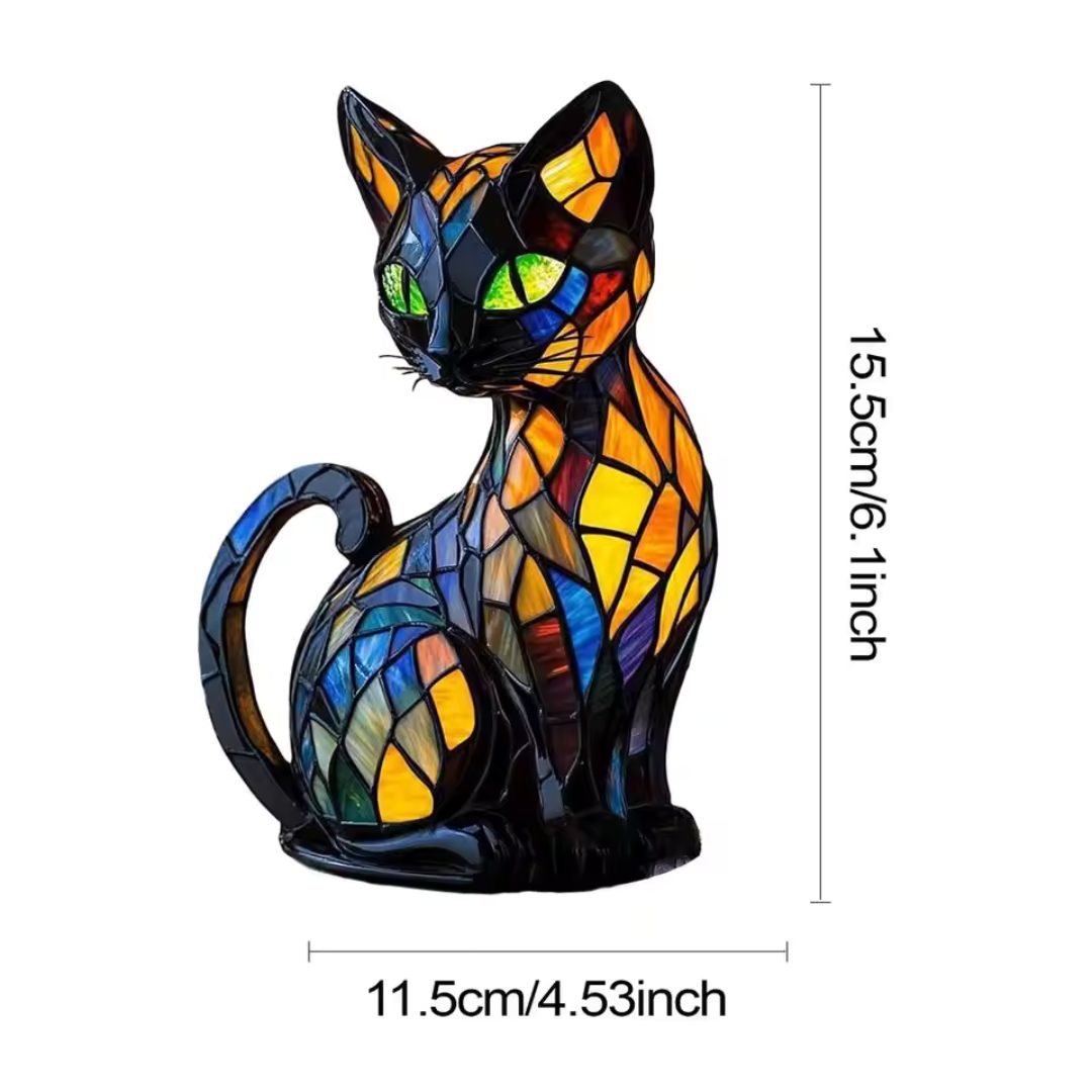 Lampe Chat Lumineuse Artisanale – Cromos