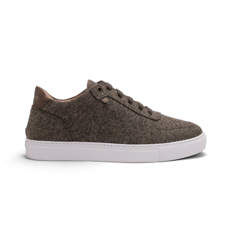 Baskets Cromos MOD.2 laine / kaki