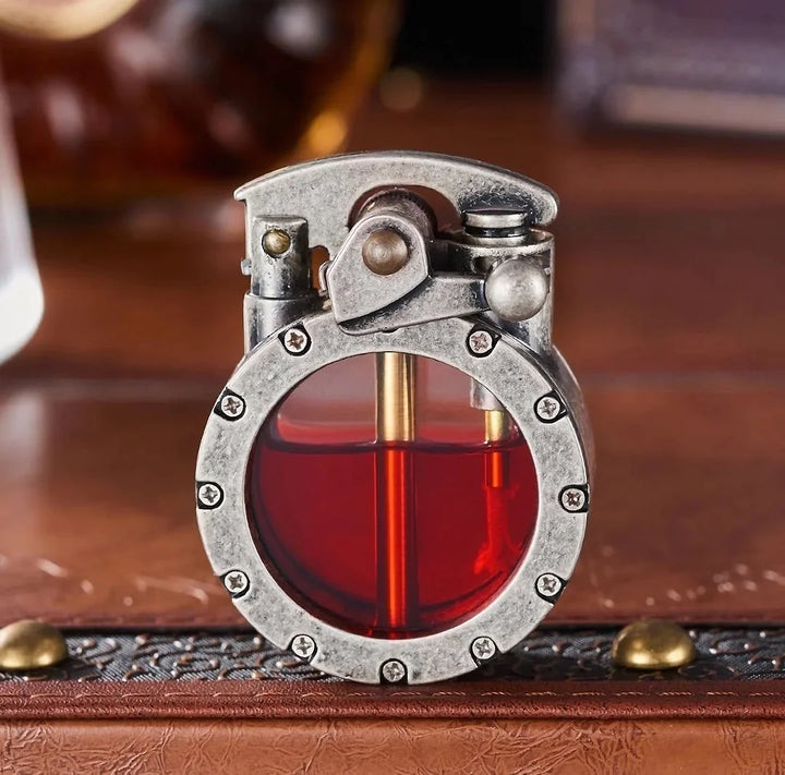 Cromos | Briquet Ancien Transparent à Pierre – FlintAura