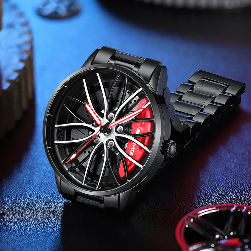 Cromos | Montre-bracelet homme RaceVision – design voiture de course élégant, montre sportive au style luxe moderne
