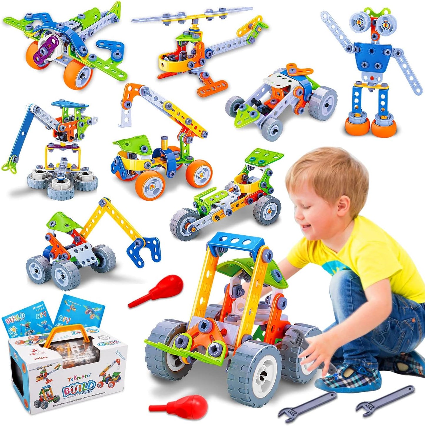 Cromos | Kit de Construction Enfant – Kinder Baukasten BuildiBits