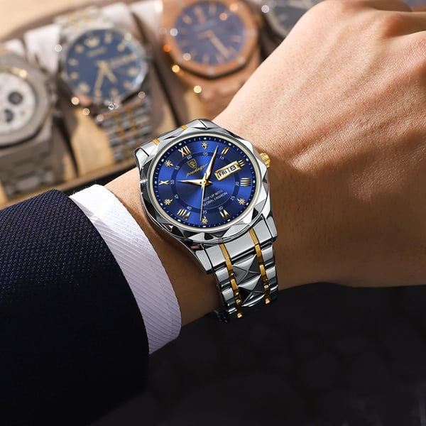 Cromos | Montre Homme Luxe Étanche avec Fonction Lumineuse