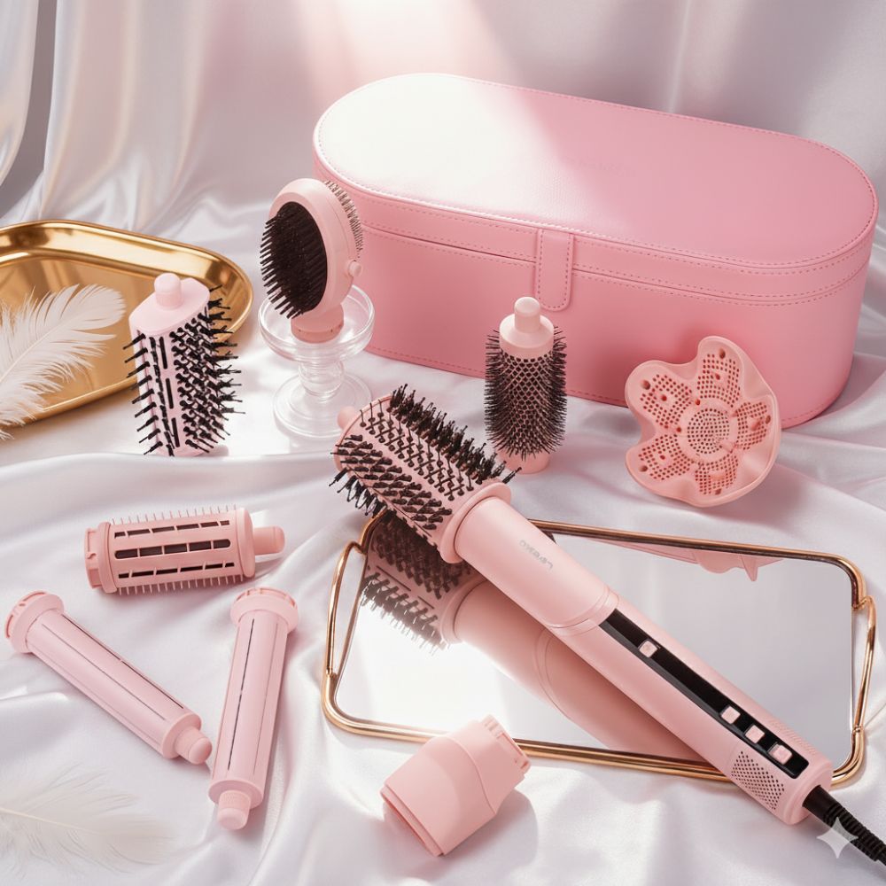 Cromos | Sèche-Cheveux AirStyler 9-en-1 Rose – Celesta