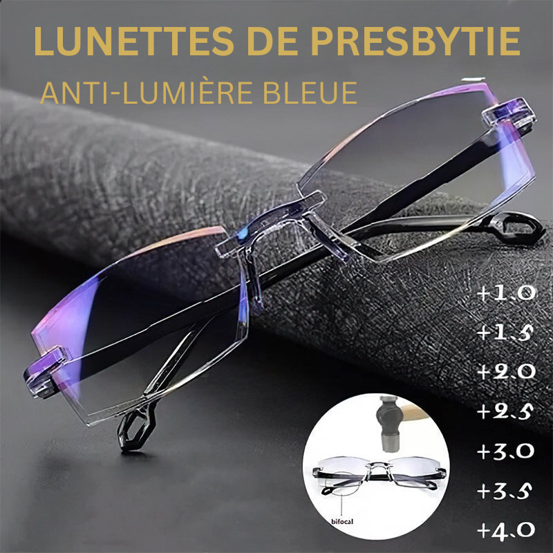 Lunettes de lecture multifocales anti-lumière bleue avancées - SapphireView
