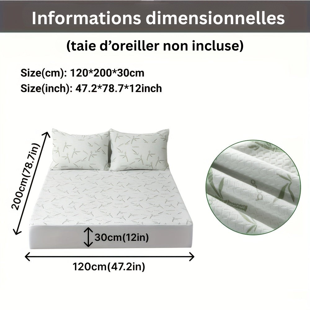 Cromos | Protège-Matelas Bamboo Respirant & Frais – BambooCool