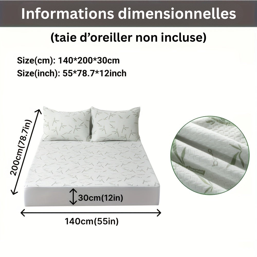 Cromos | Protège-Matelas Bamboo Respirant & Frais – BambooCool
