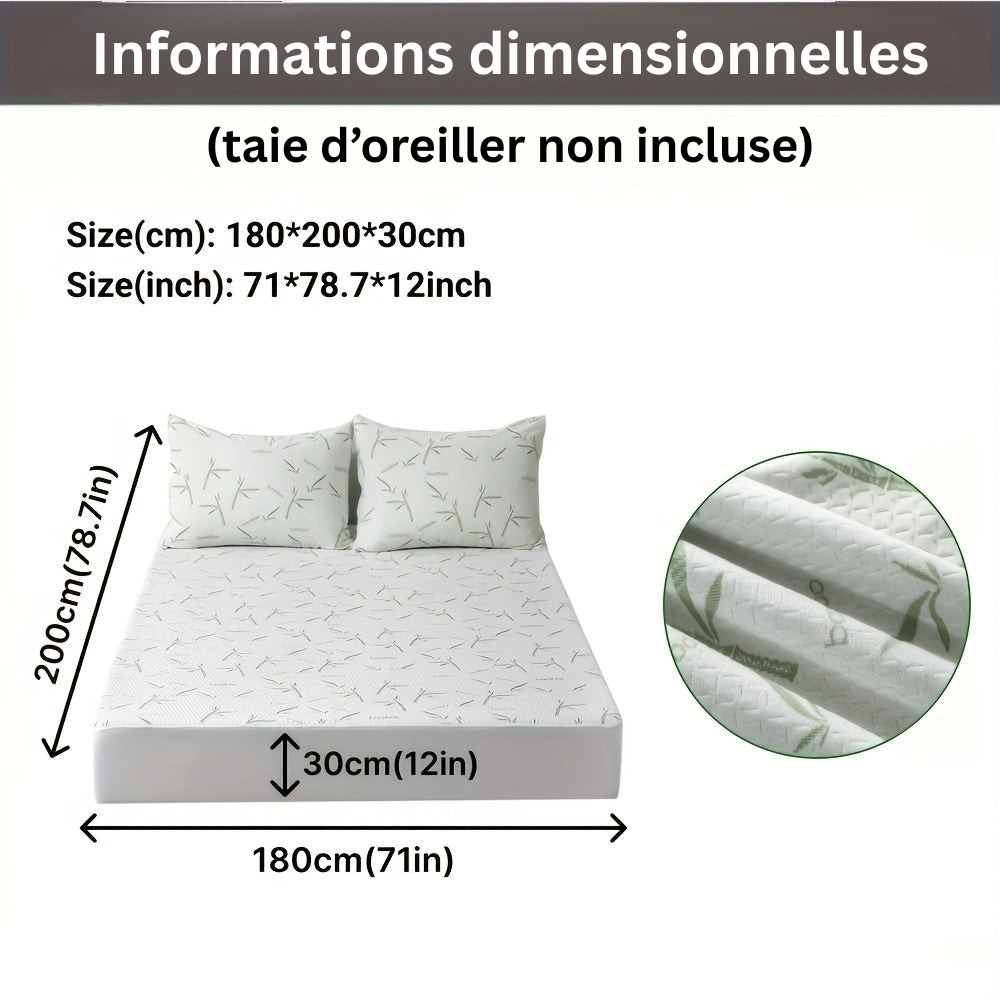 Cromos | Protège-Matelas Bamboo Respirant & Frais – BambooCool