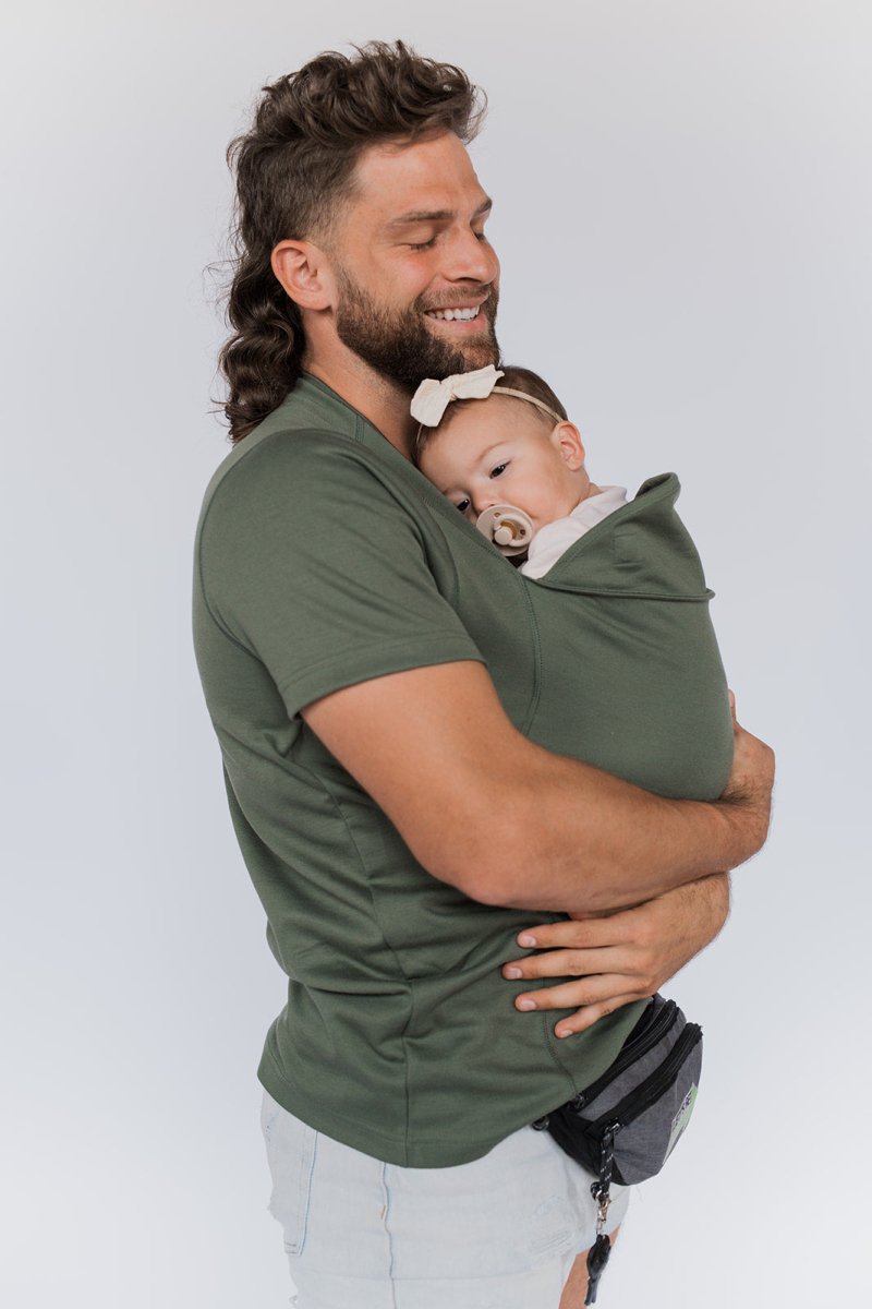 Cromos | T-Shirt de Portage Bébé avec Fonction Allaitement – CarryMe