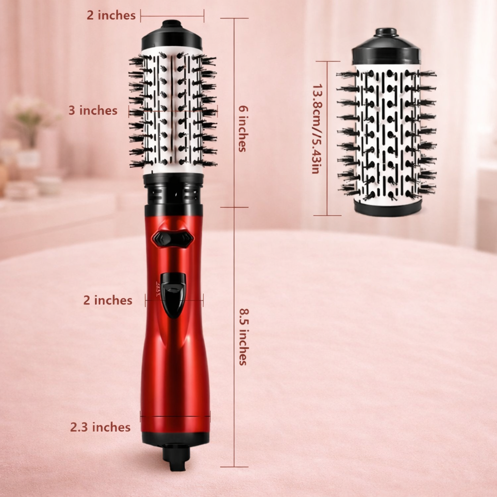 Cromos | Brosse Soufflante Rotative 3-en-1 Ionique – Volume & Lissage