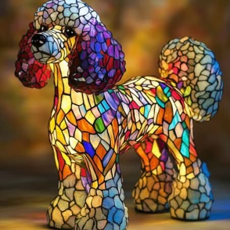 Cromos | Lampe de Nuit LED Artistique pour Amoureux des Chiens – COMPANIONLIGHT